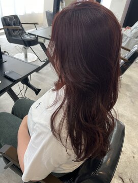 ロイ(ROI) ボルドーカラー＋レイヤーカット★