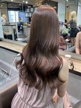 ベレーザ 渋谷(BELEZA) 9145ブリーチなしダブルカラーミルクティーアッシュワンホンヘア