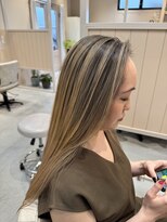 ラナンバイシダ(ranan by sida)&nbsp;バレイヤージュ10代20代シャドールーツカラー