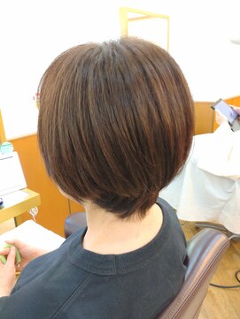 松本平太郎美容室 浦安店 大人かわいい　くびれショートボブ/20代30代40代50代60代