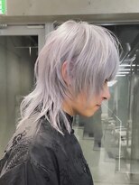 ホワイトカラー/ウルフカット/メンズカット/ブリーチ　 azu