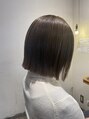 ヘアードレッシングショップ サロ(Hair Dressing Shop Salo)&nbsp;グレージュ×ヘンリーボブ☆　カットラインこだわってます♪