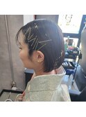 訪問着着付ヘア