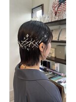 コレットヘア(Colette hair)&nbsp;タイトアレンジ／銀箔アレンジ／お呼ばれヘアセット