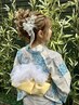 【持込】浴衣着付＋ヘアセット★【電話予約＆現金でのお支払いで4500円】