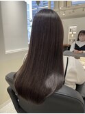 《straight long×sheer brown:》