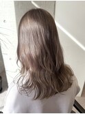韓国風ミルクティーグレージュカラーベージュブラウンカラー