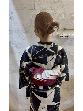 スカラ(SCALA.) 浴衣の着付けとヘアセット