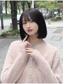 イメチェン/似合わせカット/黒髪/タンバルモリ/前髪顔周りカット