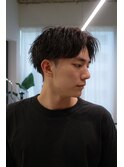フェザーショートパーマ