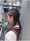 12 cornrows