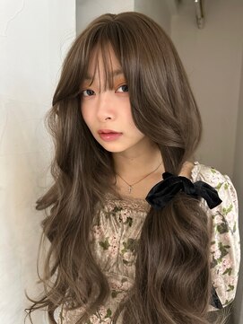 メゾンアクア 表参道(Maison ACQUA) ☆ブリーチなしダブルカラー オリーブ オリーブベージュ