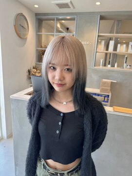 ロテ 名古屋 名駅店(Lote.) ミディアムヘア/デザインカラー/フェイスフレーミング/名古屋
