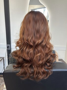 ロア 熊本(LOA) くっきり　コテ巻き風パーマ