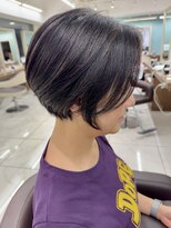 アッシュ 下北沢店(Ash) 黒髪でも大人なかわいいショートボブ