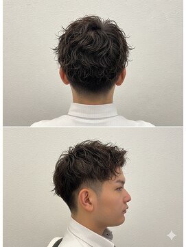 ビジネス◎波巻きツイストスパイラルで清潔感UP