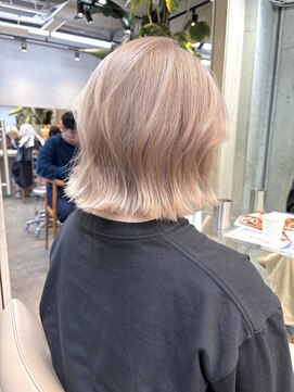 サンクプロジェクト(cinq PROJECT) 原宿韓国顔まわりミルクティーベージュマロンベージュ