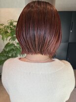 コンフィー(comfy) 【mimura】くびれボブ レイヤーボブ ワインレッド 草加 谷塚
