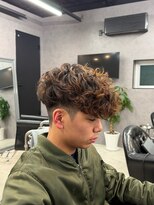 リッチブランドアンドコー(Rich Brand&Co) スパイキーショート フェード スペインカール ルーズパーマ