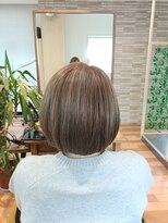 ルッカランス 王子店(Lucca Lance)&nbsp;2月　白髪ぼかし　ハイライトを活かしたカラーリング