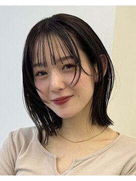 アイトーキョーエス 渋谷(AI TOKYO S) レイヤーボブ/オリーブベージュ/結べるボブ