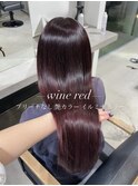ブリーチなしカラー|レイヤーカット|顔周りカット