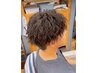 スパイラルパーマ＋bcaトリートメント＋シェービング＋眉カット