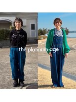 ザ プラチナムエイジ(the platinum age) 白髪ぼかしハイライトショート