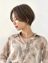 ミィ 浦和(mee) 透明感カラー ボブ 前髪 ショート カラー ブリーチ&ダブルカラー