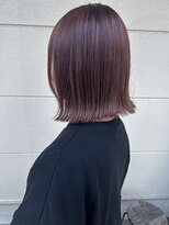 リアンインフィニティ(Lien ∞)&nbsp;大人ボブ　切りっぱなしボブ　帯山美容室　長嶺美容室