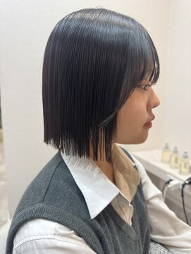 ユニカ オレ(UNIKA ore) 学生ストレートボブ まとまり重視のナチュラルヘア