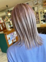 ヘア メイク ココ(hair make coco)&nbsp;ハイライトでつくるホワイトラベンダー★