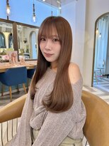 ロンドアベニール 北千住(Lond avenir)&nbsp;グレージュ/韓国風レイヤーカット/髪質改善/シースルーバング