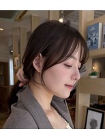 ラボヌールヘアー オリビエ 北千住店(La Bonheur hair Olivier)&nbsp;レイヤー/くびれ/後れ毛/顔周り【北千住/北千住駅】