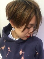 ビビト(bibito) bibito 丸み センターパート ショートボブ イルミナカラー