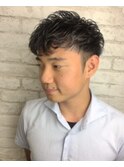 前下がり刈り上げ/MEN'S HAIR/メンズカット 池袋misaki
