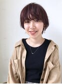 ハンサムショート × ベイクドカラー