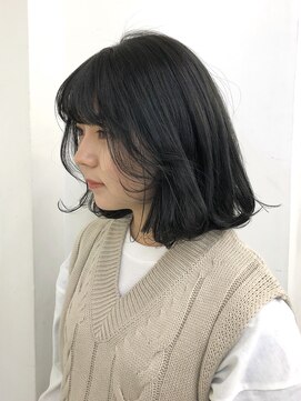 ラパンセヴェール(LA PENSEE VERT) 韓国人風ヘア×ブルーブラック