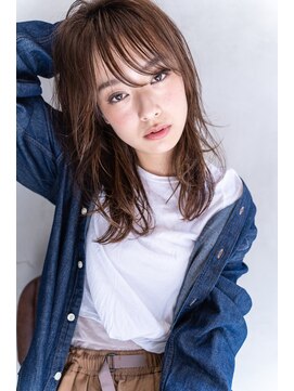 リアン(Lien) Lien☆大人かわいいココアブラウン×前髪シースルー 立川