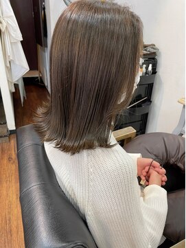 リコバイアフロート(riko by afloat) 韓国ヘアは中村にお任せください☆オリーブベージュ