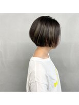 タグ(#tag)&nbsp;#ショートボブ×セクションカラーグレー