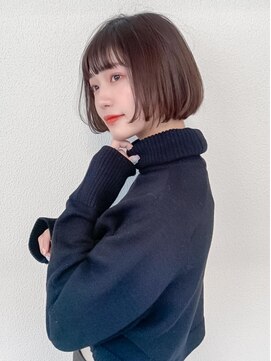 オーブ ヘアー グレイ 厚別区店(AUBE HAIR gray) 20代・30代_ミニボブ