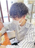 波巻きパーマ