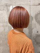ユーアールキャッスル(UR CASTLE) ショート×ピンクオレンジカラー
