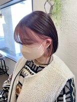 ニコ(hair room nico) インナーカラーオンボブ