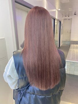 ゲーム 原宿店(GAME) ピンクベージュ/ダブルカラー/ケアブリーチ/髪質改善/原宿