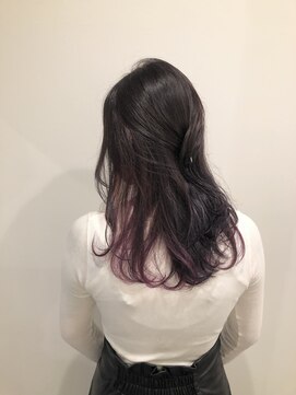 ユニコ(unico) インナーカラー＋ピンクラベンダー