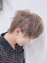 ダンクレスト(Daan Crest)&nbsp;【ネオマッシュウルフ】×【ミルクティー（ブリーチ無し）】