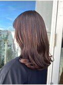 ダブルカラーミルクティーベージュカラーケアブリーチ韓国ヘア