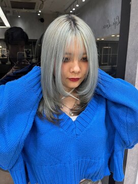 ロンドソレイユ 池袋(Lond soleil) ボブ/前髪カット/レイヤーカット×ケアブリーチ/デザインカラー